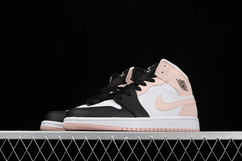 All categories Air Jordan Jordan series basketball shoes Air Jordan 1 Mid Air Jordan 1 Mid SE "Game Royal" AJ1 Joe 1 Black Pink China 554724-133